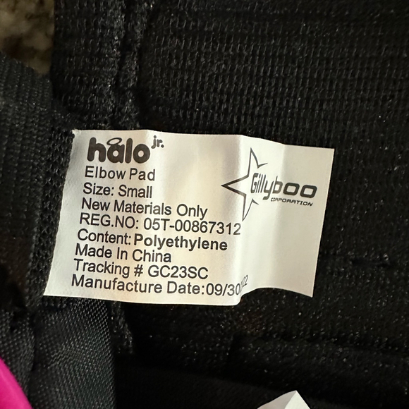 Kids Halo Jr. Protective Gear Set S/M Black Pink/Purple 4 total sets Lot Bundle - Picture 7 of 14